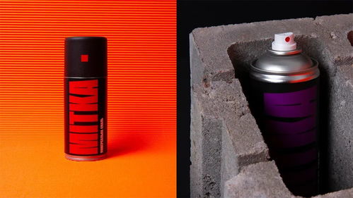 喷漆产品 Mitka 视觉形象设计与动态影像视觉创意设计